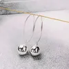 Boucles d'oreilles 925 Sterling Sivler Small Ball For Women Fashion Fashion Elegant Wedding Party Bride Jewelry Gift Empêcher les allergies