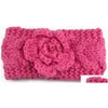 إكسسوارات الشعر Big Girls Kids Winter Wool Cloghet Cloghet Flowers for Toddler European Style Earmers Rafered Railded Adcives Otwui