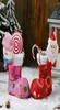 Dessin animé Santa Snowman Head Boots Christmas Boots Osmas Kids Candy Gift Sac Nouvel An Home Christmas Decorations Pendants Stockings233S1823567