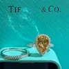 Tiffanybead Love Rings Damesheren Tiffanybracelet Designer Ring Luxe sieraden Casual mode tweedelige paar ringen vakantiegeschenken