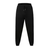 Pantalon pour hommes Hip Hop Hop Casual Solid Track Cuched Cuff à lacets entraînement avec Pocket Athletic Work Wear Mens Y2K