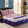 Bedding Sets Juego De 3 Piezas Sbanas Ropa Cama Extragrande Funda Colchn Colcha Contiene 1 Falda 2 Almohada