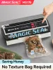 Maskin Vakuumförpackningsmaskin för matplastpåsar Tätning Tätningsmaskin Mylar Bags Kök Packer Automatisk manuell lägen Hemmapp