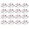 Disposable Dinnerware 16 Pcs Halloween Paper Plate Ghost Plates Tableware Colorful Party Supply