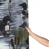 Rideaux de douche Loons rideau de canard pour Bathroon Personnalisé Baignoire drôle avec crochets de fer cadeau à la maison 60x72in