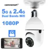 Caméra IP Caméra 5G Yiiot WiFi Caméra de bulbe sans fil intérieur pour Utilisation à domicile 1080p Protection de sécurité vidéo Vision nocturne colorée 24413