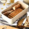 Garrafas de armazenamento Sturdy Durable Bread Bread Solder de frutas com longa vida útil anti-deformada selagem