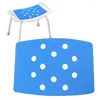 Bath Mats Brand Non-slip Bathroom Chair EVA Material Blue Stool Cushion Tub Shower Pad Durable 35 24 0.4cm