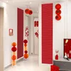 Party Decoration Chinese Wedding Hanging Double Happiness Wall Pendant Curtains Decor Marriage Supplies