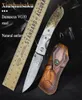 High Hardness Damascus Steel Portable Folding Pocket Knife Natural Antler Handle Outdoor Camping Survival Hunting Fishing SelfDef4992008