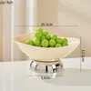 Assiettes Simple acrylique Frail Living Room Taby Table Candy Candy Snack Assiette de séchage Drain Produits ménagers