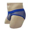 Underpants Sexy Underwear Udia's Uomini Shorts traspirante per uomini trasparenti pugili Summer Muntie Underpant Morbida