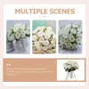 Decorative Flowers Bridal Bouquet Flower Bouquets Wedding Holding Simulation Pearl Hand Bride Artificial