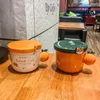 Tasses en céramique tasse créative caricaturé petit déjeuner couple mignon couple avec couvercle tasse de bureau à domicile