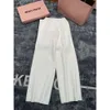 Women's Leggings Mi23 Autumn/winter Lazy Style Three-dimensional Nail Diamond Letter Decoration Drawstring Loose Knit Casual Pants