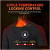 Men'S Vests Winter Thermal Heated Jacket Men Vest Self Underwear Usb Electric Heating Clothing Fleece S-5Xl Mens Ski Suit Drop Deliver Dhabk