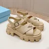 Designer Mule Woman Rubber Sandal Two Strap Platform Wedge House Chunky Slide Thick Bottom Pool Slipper Party Casual Summer Beach