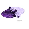 Bonnet / bouchons de crâne Nouveau chapeau de bonnet de nuit en soie double côté porte femme tête er sommeil capot satin pour les cheveux beaux - réveil parfait quotidien ep dhsvy