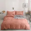 Bedding Sets Juego De Ropa Cama Con Diseo Res Funda Nrdica Edredn Almohada Rosa 3/4 Uds.