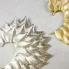 Серьги Серьги Золото серебряный цвет боковой булочки ювелирные изделия с большой листовой серьги манжета уши сжики декор ins ins