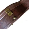 Hanger 39 inch Brown HardShell Guitar Case Superior PU Tibric For Gibson Les Paul Guitar Get Free Strap