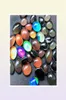 Metals mood beads change color glaze ring face oval shape loose bead fit ring bracelet necklace DIY accessories jewelry8729252