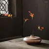 Wazony Stoare Japońskie zabytkowe domowe domowe pojemnik na kwiat suszony ozdoba Mała dekoracja komputerów stacjonarnych zen