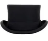 135cm high 100 Wool Top Hat Satin Lined President Party Men039s Felt Derby Black Hat Women Men Fedoras60241966798554