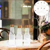 Ta ut containrar Transparent Juice Bottle Portable -flaskor DIY Kylskåp Mini Sirap S Clear Sparkling Drinks Drinking Caps