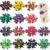 Appareils pour chiens 50 / 100pcs petits accessoires d'été Bowtie Bows Clain Necclues Chiens de toilette pour