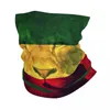 Boinas Rasta Lion Stripe Bandana Garda de máscara estampada de máscara de máscara jamaicana Jamaica Multipuse