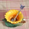 Чашки блюдцы Nordic Modern Flower Cite Cup Buster просто керамика повторно используемого творческий подход