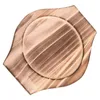 Table Mats Wooden Stone Bowl Mat Korean Base Wood Pot Home Supplies (Inner Diameter: 105cm)