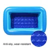 Inflatable Square Swimming Pool Children Inflatable Pool Bathing Tub Baby Kid Home Outdoor Large Swimming Pool 120cm 2/3layers 240328