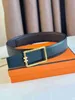 10a Mirror Quality Designer Belts Lederen riem leerleer High-End Letter Business and Leisure herenbroeken riem geschenkdoos verpakking