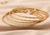 Branqueha de pulseira de ouro 24K 24K Bracelets de luxo ajustáveis para mulheres Jóias de Dubai Indian Turkish Indian Dubai9239587