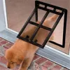 Pet Dog Screen Door Home Lockable Cat Screen Door Plastic Pet Door for Mosquito Proof Screen Window Security Flap Gate Dog Fence 240407