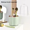 Storage Boxes Container Useful Eco-friendly Strong Construction Rotating Cosmetic Brush Box Household Products