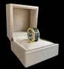 Rosegold Spring Pressable Ring Schwarz -Weiß -Bandringe Keramik Doppelpaar Ring Hochqualität Elektroplate Neuankömmling EN7549993