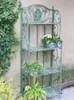 Decorative Plates Outdoor Flower Stand Courtyard Balcony Terrace Corner Basin Shelf Multi-Layer Floor Storage Rack