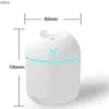 Luftfuktare 250 ml luftfuktare mini luftfuktare aromolja aromaterapi luftfuktare diffusor för hemmabil med LED -nattlampa