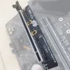 Cards PCIE 4.0 M.2 KEYM TO PCIE X4 X16 Адаптерная адаптерная карта SATA Power Adapter PACB Плата для NVME M.2 2260 2280 CARD расширения SSD CARD