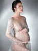 Горничные платья Dvotinst Women Photography Props Перспективные блокновые платья по беременности