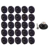 Piastre decorative 25pcs da 2 pollici 50 mm Cambia rapida Disco di pulizia a strisce viola per la rimozione della ruggine Preparazione della superficie con 1 supporto