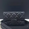 Luxus -Designer -Brieftasche Frauen vgl. Klassische Plaid Short Wallets Mode CC Mini -Tasche Real Leather Card Hülle Womens Wallet mit Box AP0214