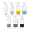 Storage Bottles Skincare 500ml Containers Leakproof Glass Spray Bottle Portioning Silicone Sleeve Refillable