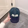 Designer hoeden voor mannen vrouw mlu honkbal pet zomer buiten zonnebrandcrème hoed contrast kleur casquette hoeden