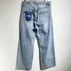 2024SS High Street Vintage Washed Jeans Men byxor Sweatpants Streetwear Pants Men's Clothing