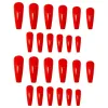 Nail Matte Matte Matte Red Extra Long Ballet Nail Coffin Nail False Nail Patch Nail Plate Wearing