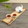 Bandejas de chá Bamboo tape